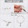 160Pcs Tibetan Style Alloy Tube Bails TIBE-SP0001-11AS-6