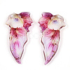 Epoxy Resin Pendants RESI-T057-28B-2
