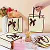Rectangle Paper Gift Storage Bags with Handle CARB-WH0017-13B-3