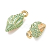 Brass with Enamel Charms KK-CBA61F8-01G-02-2