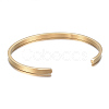 Ion Plating(IP) 304 Stainless Steel Cuff Bangles BJEW-K173-02G-3
