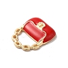 Alloy Enamel Pendants ENAM-D043-01C-4