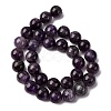 Natural Amethyst Beads Strands G-E481-03-12mm-6