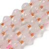 Natural Rose Quartz Beads Strands G-K387-A08-02-2