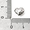 Brass Micro Pave Clear Cubic Zirconia Beads LS-KK-U061-15C-P-3