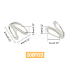 304 Stainless Steel Pendant Bails STAS-UN0023-19-4