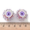 Flower Style Resin Rhinestone Beads CLAY-NH0003-05S-4