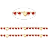 Handmade Glass Beaded Chains CHC-I038-14G-02-2