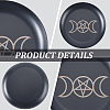 430 Stainless Steel Wiccan Altar Plate AJEW-WH20070-290A-01-6