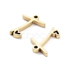 304 Stainless Steel Charms STAS-M327-02G-T-2