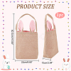 Easter Theme Jute & Cloth Rabbit Ear Gift Bags ABAG-WH0025-07A-2