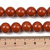 Grade A Natural Red Jasper Bead Strands G-P075-36-10mm-4