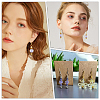 4 Pairs 4 Colors Iron Dangle Earring Findings EJEW-SC0010-91-5