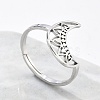 Non-Tarnish 304 Stainless Steel Adjustable Rings X-RJEW-K245-49P-3