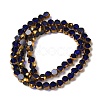 Electroplate Glass Beads Strands EGLA-P061-01B-01-2