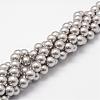 Shell Pearl Beads Strands BSHE-L026-05-6mm-1