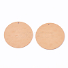 Spray Painted Iron Pendants IFIN-S704-19C-2
