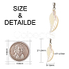 Natural Trochid Shell/Trochus Shell Pendants BSHE-CJC0002-13-2