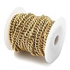 Ion Plating(IP) 304 Stainless Steel Cuban Link Chains CHS-E030-04A-G-3