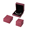 3Pcs 3 Styles PU Leather Jewelry Storage Boxes Sets with Velvet Inside CON-DC0001-05-8
