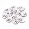 Tibetan Style Alloy Pendants TIBEP-A14120-AS-FF-2