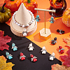 60Pcs 4 Colors Halloween Dyed Synthetic Turquoise Pendants FIND-AR0003-26-4