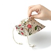 10Pcs 5 Styles Printed Polycotton(Polyester Cotton) Packing Pouches Drawstring Bags ABAG-YW0001-04-6