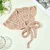 Polyester Knitted Triangle Headscarf AJEW-WH20072-69A-3