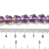 Electroplate Glass Beads Strands EGLA-B006-04A-HP03-4