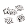Non-Tarnish 201 Stainless Steel Sacred Geometry Links STAS-S105-JN900-1