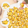 100Pcs 4 Styles Opaque Resin Cabochons CRES-WR0001-03-3