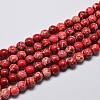 Natural Imperial Jasper Beads Strands X-G-I122-8mm-04-1