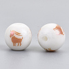 Electroplate Glass Beads EGLA-S178-11A-04-2