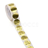 Flat Round Paper Thank You Stickers DIY-C042-09B-3