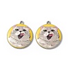Printed Alloy Pendants ENAM-P246-03P-03-2