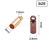 300Pcs 6 Colors Brass Cord Ends KK-CJ0001-68-3
