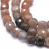 Natural Sunstone Beads  Strands G-D0013-30-3