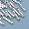 Brass Tube Beads KK-Y003-73H-S-3