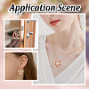8Pcs 2 Styles Alloy Pendants PALLOY-GO00027-7