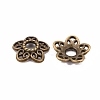 Tibetan Style Alloy Bead Caps X-K0P34071-3