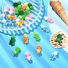 10Pcs Opaque Resin Pendants RESI-YW0002-10A-5