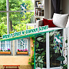 1 Set Plant Acrylic Leaf Window Hanging Decorations AJEW-GF0009-95-6
