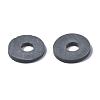 Flat Round Handmade Polymer Clay Beads CLAY-R067-10mm-41-7