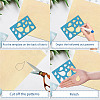 Acrylic Earring Handwork Template DIY-WH0359-069-3
