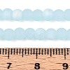 Frosted Imitation Jade Glass Beads Strands GLAA-T032-J4mm-MBB04-5