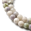 Natural Peace Jade Beads Strands G-E598-04D-3