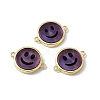 Natural & Synthetic Mixed Stone Connector Charms G-G977-07G-2