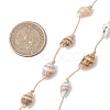 Natural Sea Shell Beads Hanging Ornaments HJEW-JM02970-3