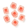 Frosted Acrylic European Beads OACR-G012-14-2