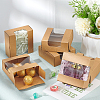 Square Paper Storage Gift Boxes with Clear Visible Window CON-WH0095-65A-5